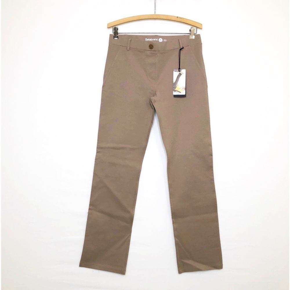 Betabrand tan yoga, dress pants